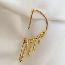 Load image into Gallery viewer, &#39;Lava&#39; Metal Dripping Wax Irregular  Ear Cuff - AlielNosirrah
