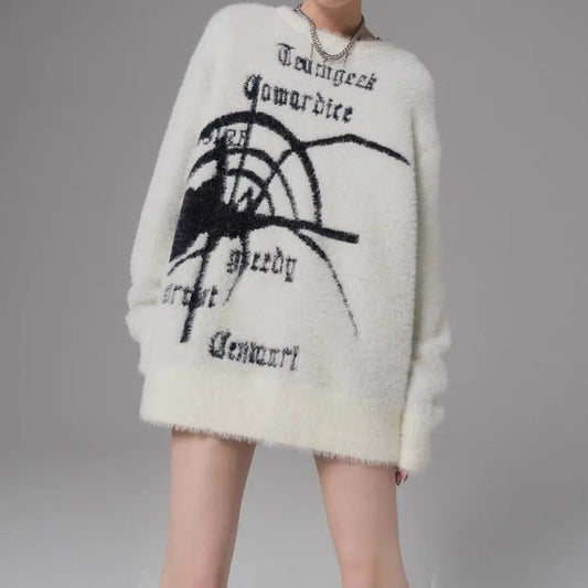 'Misumena' Dark Spider Web Sweater AlielNosirrah