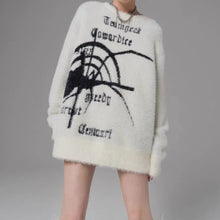 Load image into Gallery viewer, &#39;Misumena&#39; Dark Spider Web Sweater AlielNosirrah
