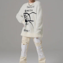 Load image into Gallery viewer, &#39;Misumena&#39; Dark Spider Web Sweater AlielNosirrah

