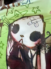 Load image into Gallery viewer, &#39;Moss Girl&#39; Grunge Patchwork Graffiti Top AlielNosirrah

