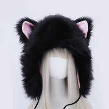 Load image into Gallery viewer, &#39;Neko&#39; Cute Ears Cat Girl Furry Hat AlielNosirrah
