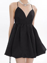 Load image into Gallery viewer, &#39;Night Elf&#39; Soft Goth Embossing High Waisted Dress AlielNosirrah
