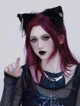 Load image into Gallery viewer, [Noir] Anime Wolf Ears Gothic Hair Pins - AlielNosirrah
