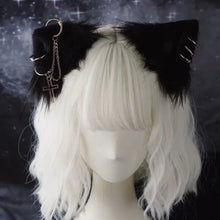 Load image into Gallery viewer, [Noir] Anime Wolf Ears Gothic Hair Pins - AlielNosirrah
