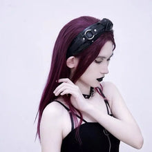 Load image into Gallery viewer, [Noir] Goth Punk Cross Pendants Hair Band
