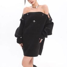Load image into Gallery viewer, Octans&#39; Oversized Star Pattern Sweater AlielNosirrah
