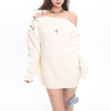 Load image into Gallery viewer, Octans&#39; Oversized Star Pattern Sweater AlielNosirrah
