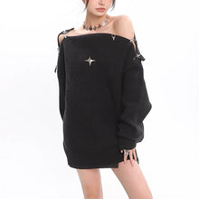 Load image into Gallery viewer, Octans&#39; Oversized Star Pattern Sweater AlielNosirrah
