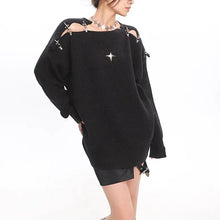 Load image into Gallery viewer, Octans&#39; Oversized Star Pattern Sweater AlielNosirrah
