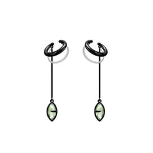 Load image into Gallery viewer, &#39;Peak&#39; Cat Eye Non-pirecing  Ear Clips AlielNosirrah
