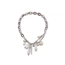 Load image into Gallery viewer, &#39;Pendulum Crystal &amp; Stone Wasteland Punk Necklace AlielNosirrah
