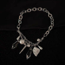 Load image into Gallery viewer, &#39;Pendulum Crystal &amp; Stone Wasteland Punk Necklace AlielNosirrah
