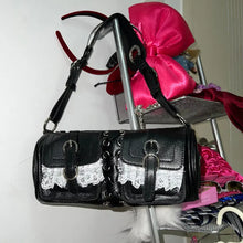 Load image into Gallery viewer, &#39;Pianist&#39; Kawaii Lace Patchwork Underarm Bag AlielNosirrah
