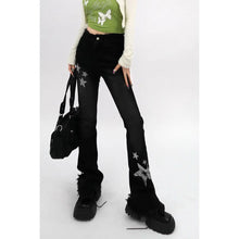 Load image into Gallery viewer, &#39;Platinum&#39; Star Sequins Grunge Style Pants AlielNosirrah
