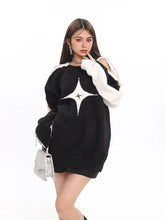 Load image into Gallery viewer, &#39;Polaris&#39; Star Hollow Out Zip Up Sweater AlielNosirrah
