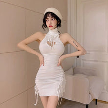 Load image into Gallery viewer, &#39;Praise&#39; Turtleneck Ribbon Knitted Dress AlielNosirrah
