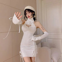 Load image into Gallery viewer, &#39;Praise&#39; Turtleneck Ribbon Knitted Dress AlielNosirrah
