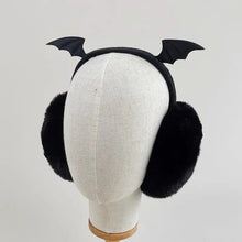 Load image into Gallery viewer, &#39;Predators&#39; Fluffy Bat Wings Earmuff AlielNosirrah
