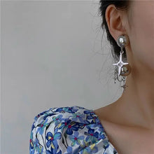 Load image into Gallery viewer, Prophecy&#39; Star Shape Tassel Earring AlielNosirrah
