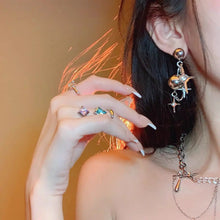 Load image into Gallery viewer, Prophecy&#39; Star Shape Tassel Earring AlielNosirrah
