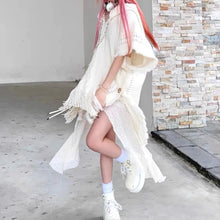 Load image into Gallery viewer, &#39;Psychic&#39; Tassel Grunge Hoodie Sweater Coat AlielNosirrah
