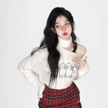 Load image into Gallery viewer, &#39;Rabbit Trap&#39; One-Shoulder Knitted Sweater AlielNosirrah
