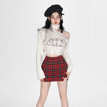 Load image into Gallery viewer, &#39;Rabbit Trap&#39; One-Shoulder Knitted Sweater AlielNosirrah
