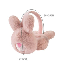 Load image into Gallery viewer, &#39;Rabbito&#39; Kawaii Fluffy Rabbit Face Earmuff AlielNosirrah
