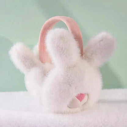 'Rabbito' Kawaii Fluffy Rabbit Face Earmuff AlielNosirrah