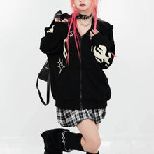 Load image into Gallery viewer, &#39;Redemption&#39;  Cross Oversized Grunge Hoodie Coat AlielNosirrah
