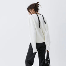 Load image into Gallery viewer, Revelation&#39; Buckle Punk Horizontal Collar Sweater AlielNosirrah
