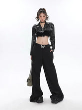 Load image into Gallery viewer, &#39;Ride with It&#39; Darkwear Oversized Wide-leg Pants AlielNosirrah
