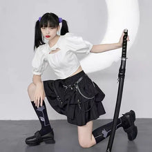 Load image into Gallery viewer, &#39;Rock Cake&#39; Ruffle Elastic Waistband Skirt AlielNosirrah

