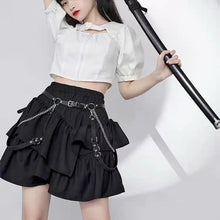 Load image into Gallery viewer, &#39;Rock Cake&#39; Ruffle Elastic Waistband Skirt AlielNosirrah
