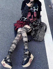 Load image into Gallery viewer, &#39;Rock Star&#39; Grunge Kawaii Goth Skull Top AlielNosirrah
