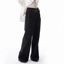 Load image into Gallery viewer, &#39;Safe Zone&#39; Buckle Belt Wide-Leg Pants AlielNosirrah
