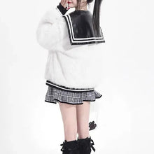Load image into Gallery viewer, &#39;SailorMoon&#39; Sailor Collar Kawaii Fluffy Coat AlielNosirrah
