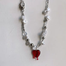Load image into Gallery viewer, Savior&#39; Cross and Heart Pear Beads Necklace AlielNosirrah
