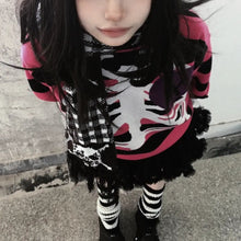 Load image into Gallery viewer, &#39;Secrets&#39; Pink Skeleton Heart Shape Sweater AlielNosirrah
