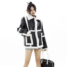 Load image into Gallery viewer, &#39;Shepherd&#39;Dark Woolen Patchwork Jacket AlielNosirrah
