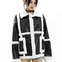 Load image into Gallery viewer, &#39;Shepherd&#39;Dark Woolen Patchwork Jacket AlielNosirrah
