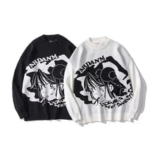 Load image into Gallery viewer, &#39;Shojo&#39; Kawaii Goth Manga Girl Sweaters AlielNosirrah
