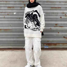 Load image into Gallery viewer, &#39;Shojo&#39; Kawaii Goth Manga Girl Sweaters AlielNosirrah
