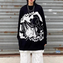 Load image into Gallery viewer, &#39;Shojo&#39; Kawaii Goth Manga Girl Sweaters AlielNosirrah
