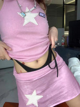Load image into Gallery viewer, &#39;Shortcake&#39; Kawaii Goth Grunge Star Top Skirt Set AlielNosirrah
