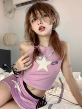 Load image into Gallery viewer, &#39;Shortcake&#39; Kawaii Goth Grunge Star Top Skirt Set AlielNosirrah
