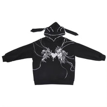 Load image into Gallery viewer, &#39;Sick Doll&#39; Harajuku Rabbit Ears Hoodie Top AlielNosirrah
