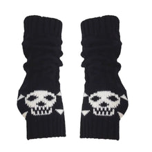 Load image into Gallery viewer, &#39;Skull Party&#39;  Knitted Dark Alt Gloves AlielNosirrah
