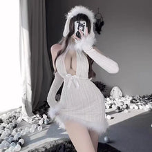 Load image into Gallery viewer, &#39;Snow Angel&#39; Fluffy Sexy Christmas Costume AlielNosirrah
